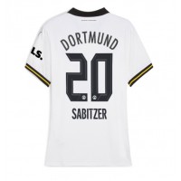 Fotballdrakt Dame Borussia Dortmund Marcel Sabitzer #20 Tredjedrakt 2024-25 Kortermet